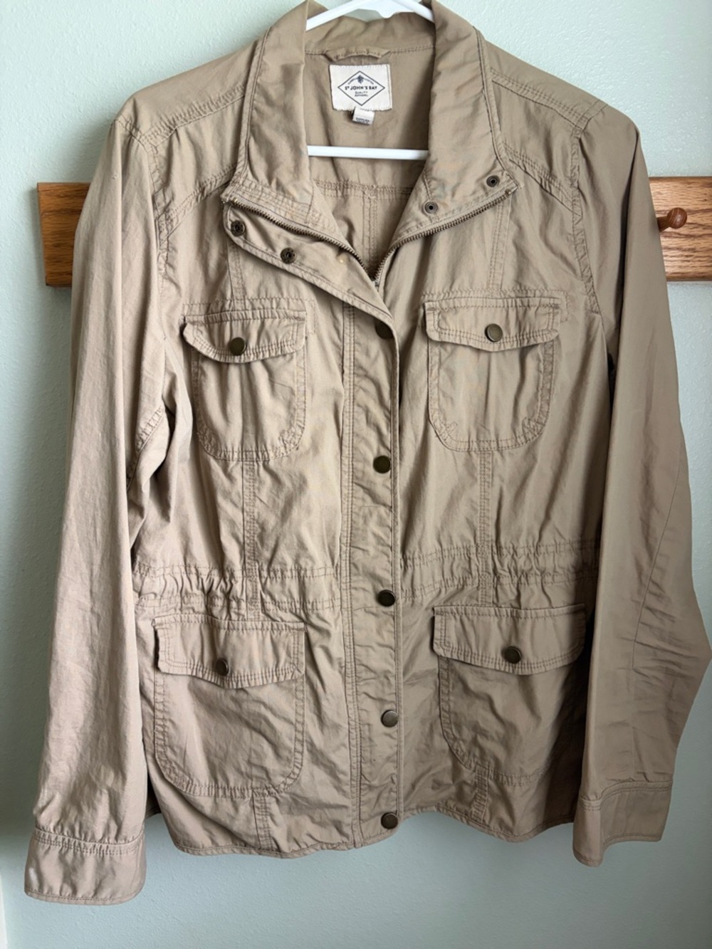 St. John’s Bay Women's Khaki Utility Jacket